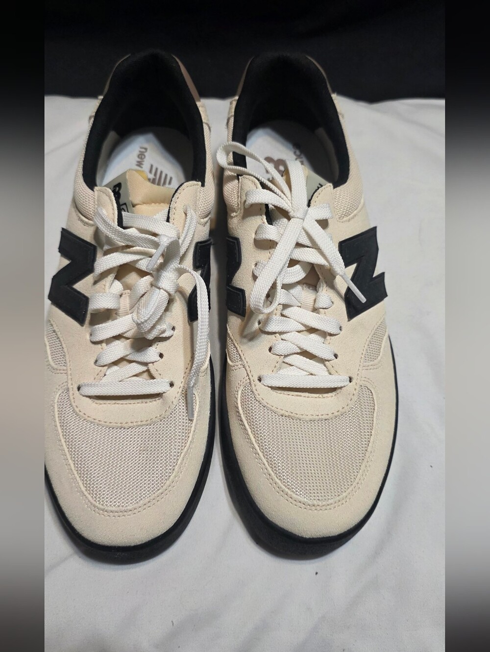 New Balance CT300 The Court Line Men’s 11 Cream Black Sneakers CT300MB3 NEW